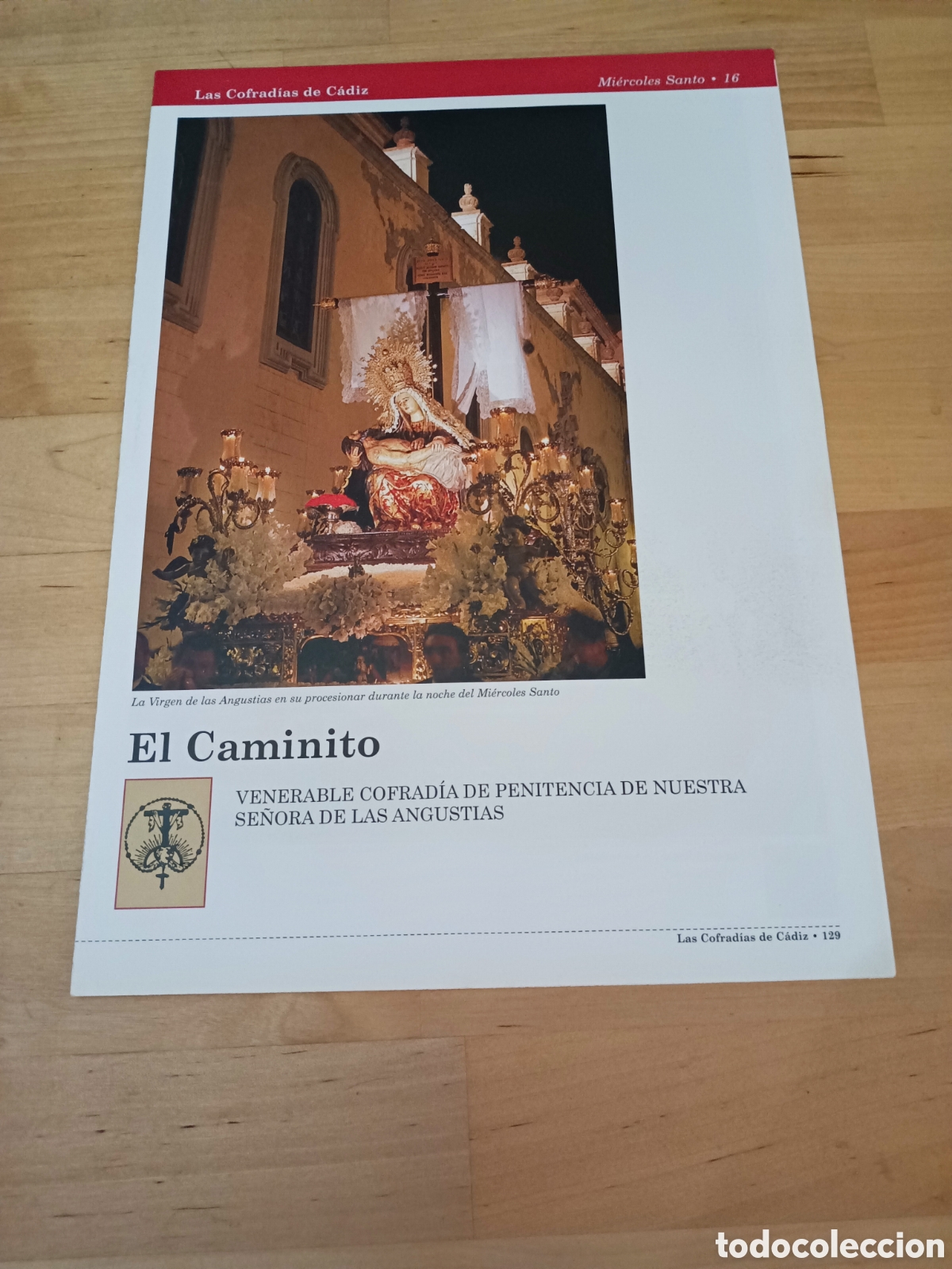Libri di seconda mano: LAS COFRAD&Iacute;AS DE C&Aacute;DIZ - FASC&Iacute;CULO 16 EL CAMINITO - 1999