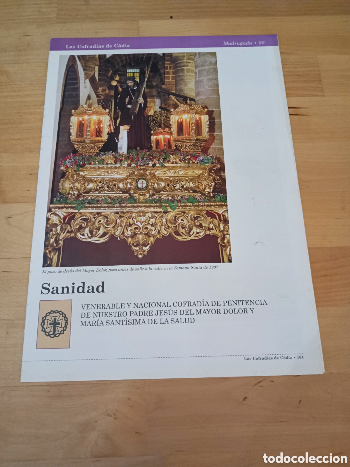 Libri di seconda mano: LAS COFRAD&Iacute;AS DE C&Aacute;DIZ - FASC&Iacute;CULO 20 SANIDAD - 1999