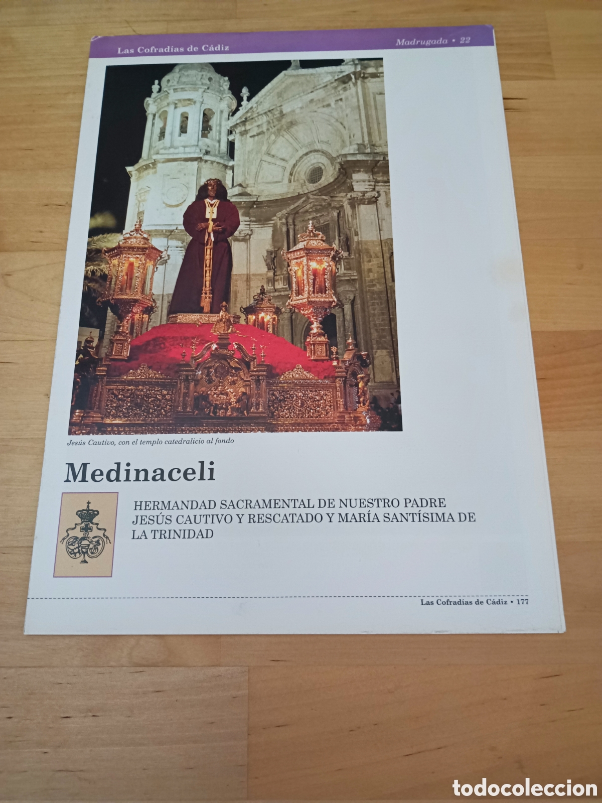 Libri di seconda mano: LAS COFRAD&Iacute;AS DE C&Aacute;DIZ - FASC&Iacute;CULO 22 MEDINACELI - 1999