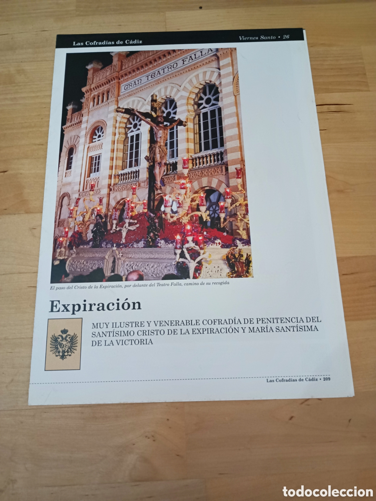 Libri di seconda mano: LAS COFRAD&Iacute;AS DE C&Aacute;DIZ - FASC&Iacute;CULO 26 EXPIRACI&Oacute;N - 1999