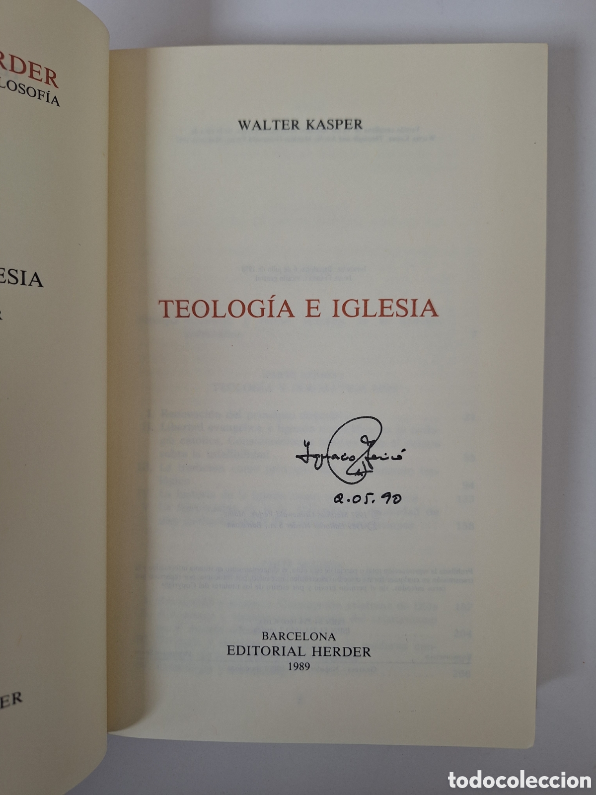 Libros de segunda mano: W. KASPER, Teologia e Iglesia - Foto 5