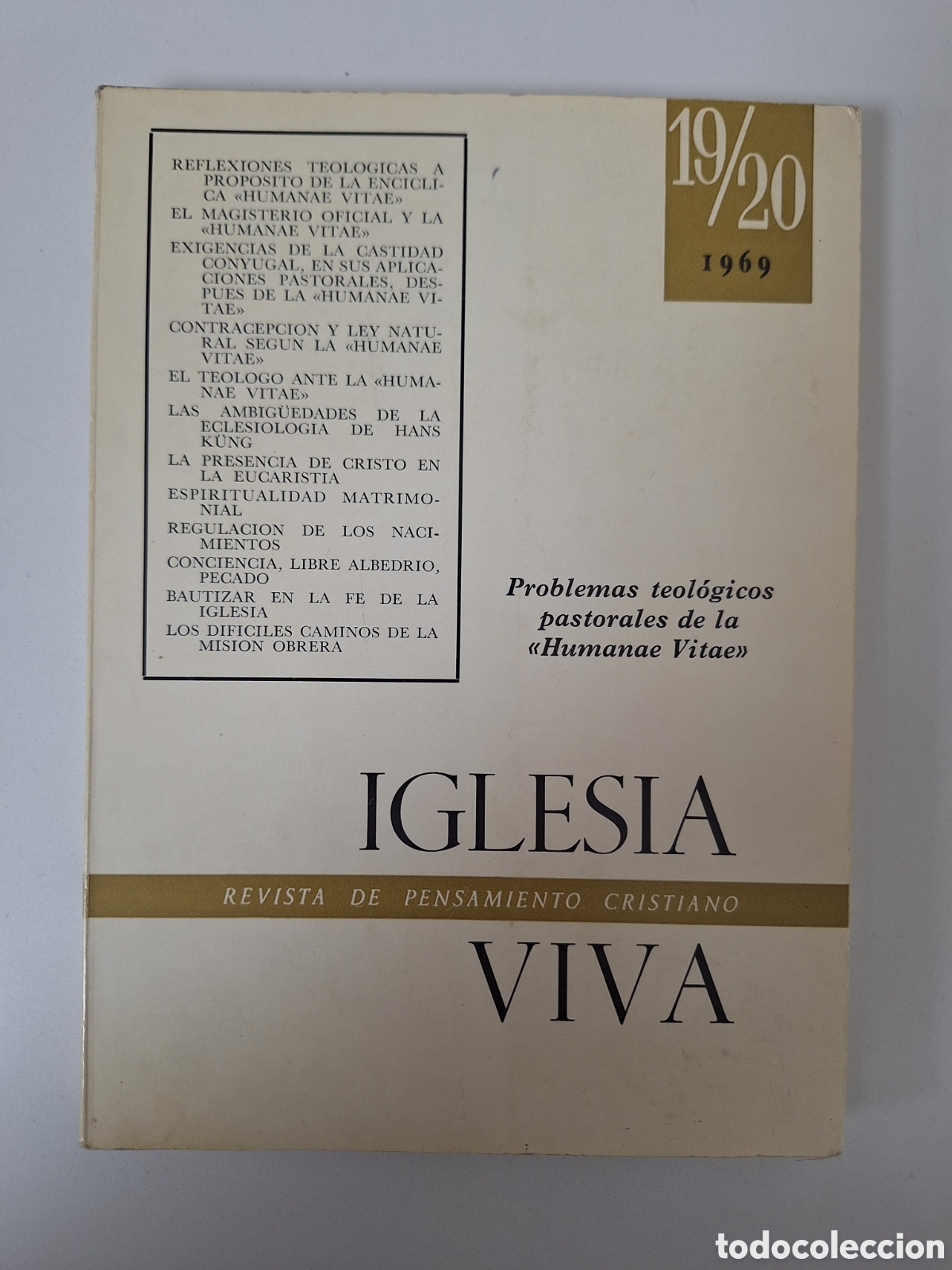 Libros de segunda mano: Problemas teologicos pastorales de la Humanae Vitae