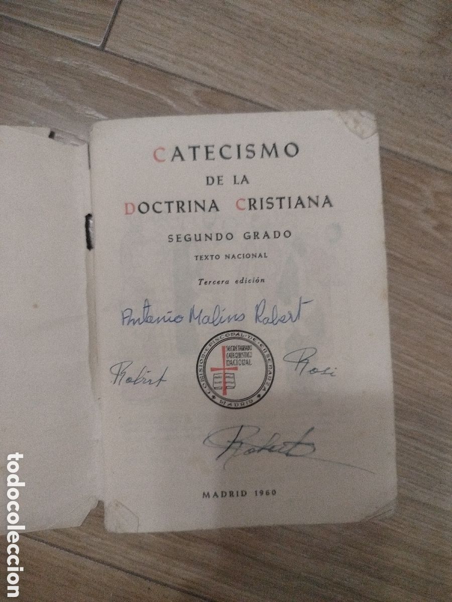 Libros de segunda mano: librito Catecismo Segundo grado comunion - Foto 4