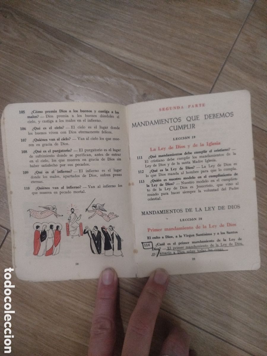 Libros de segunda mano: librito Catecismo Segundo grado comunion - Foto 5