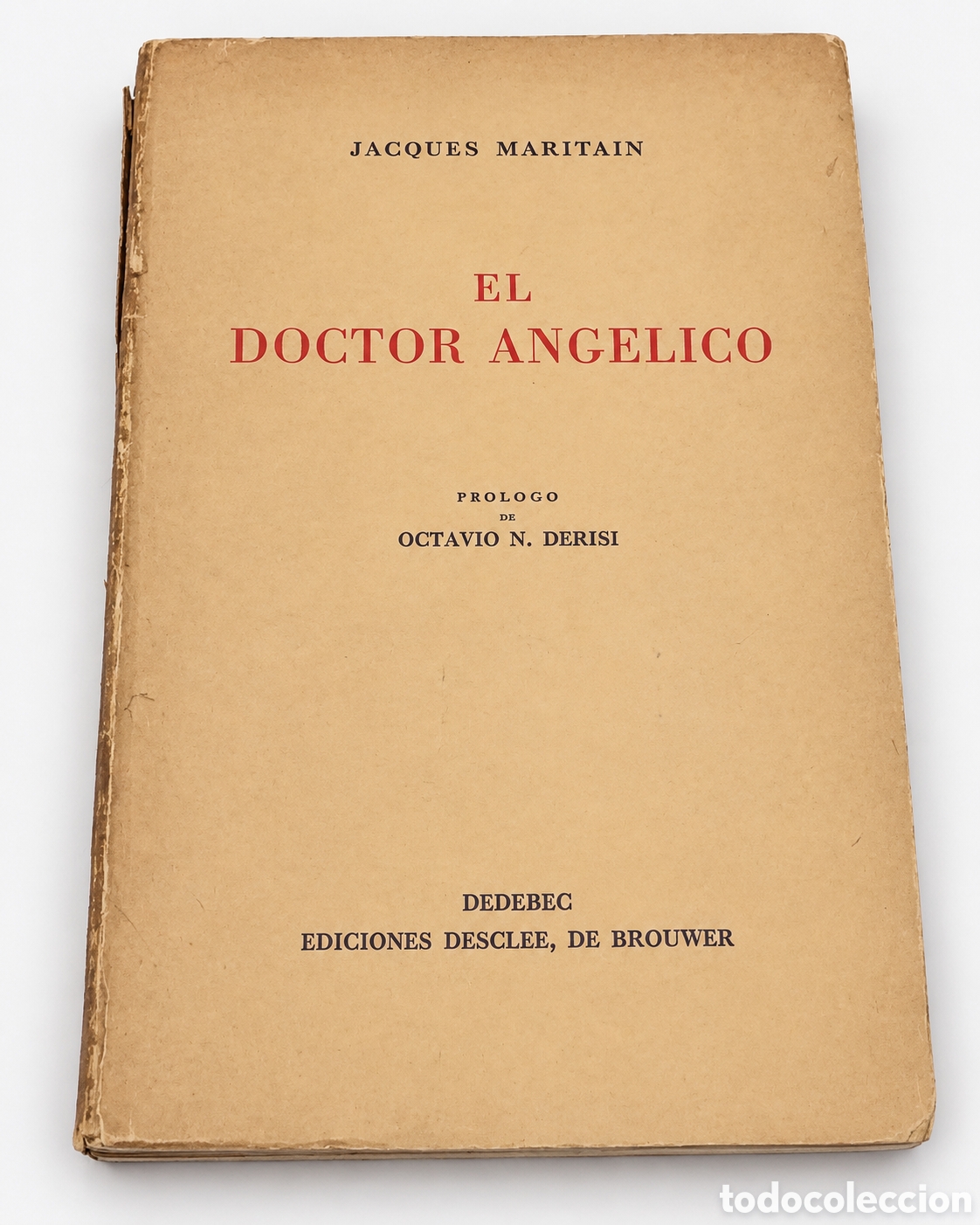 Libri di seconda mano: Jacques Maritain &ndash; El doctor ang&eacute;lico &ndash; LML
