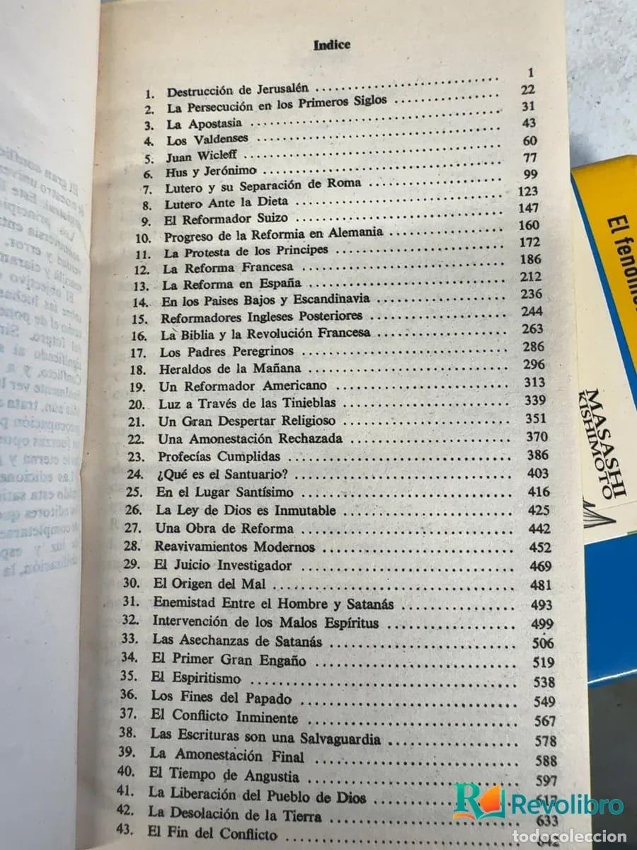 Libros de segunda mano: El gran conflicto - Ellen G. White - Foto 5