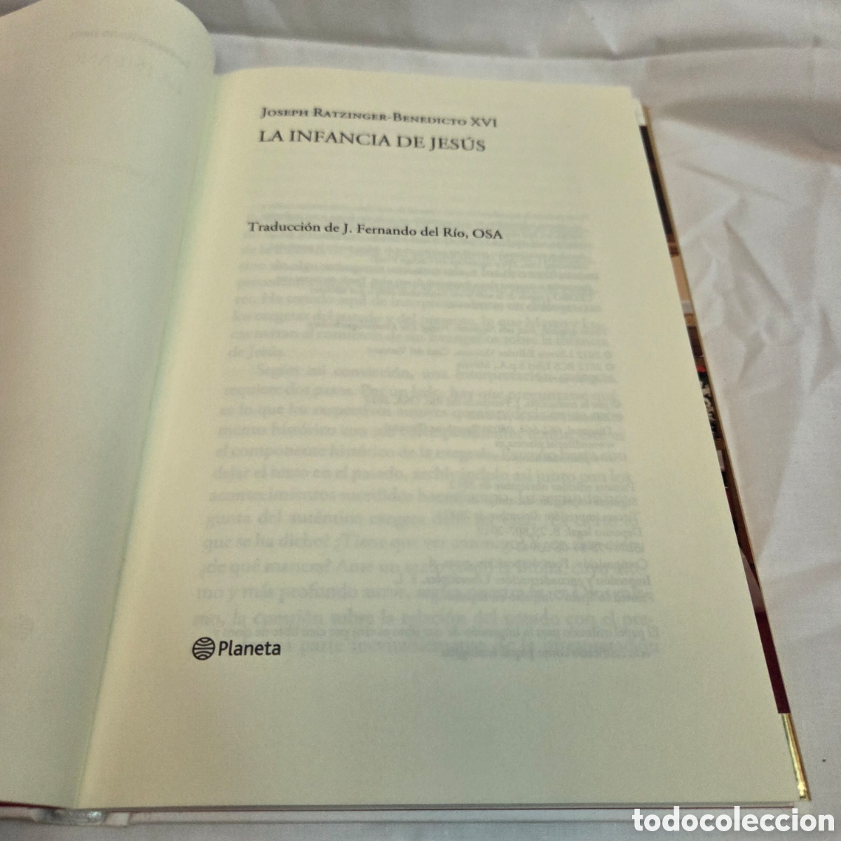 Libros de segunda mano: La infancia de Jes&uacute;s. Benedicto XVI - Foto 2