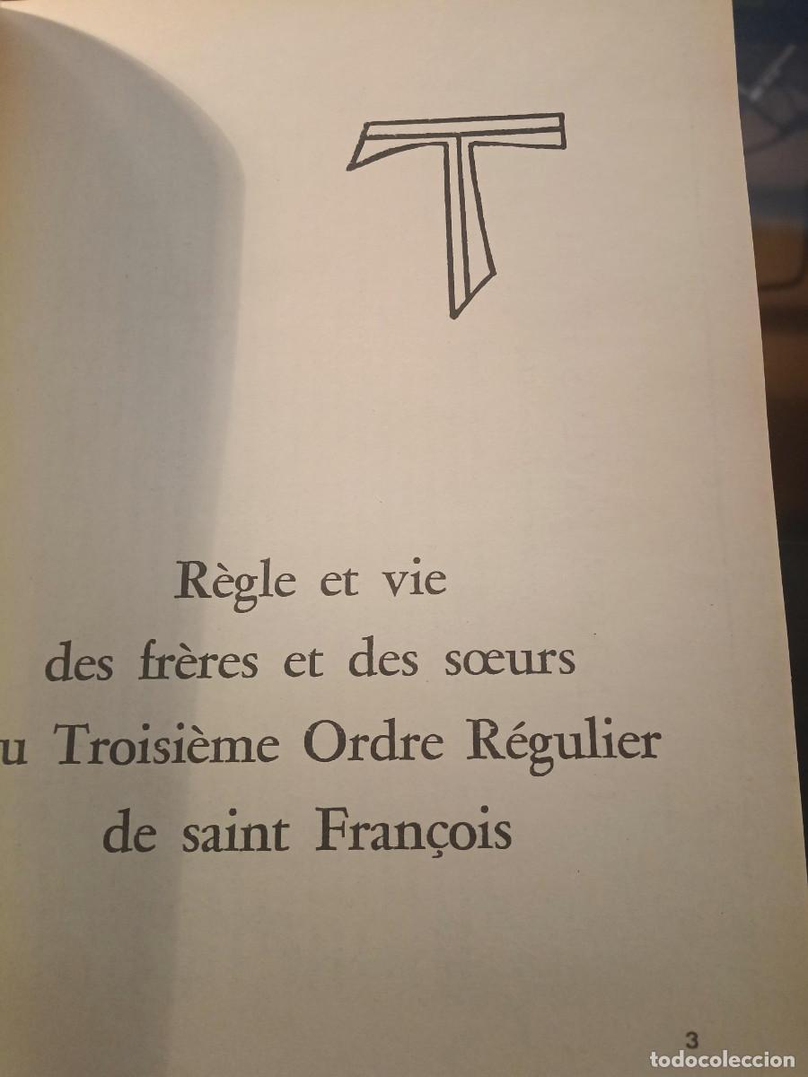Libros de segunda mano: R&eacute;gle et constitutions des soeurs franciscaines de iinmaculee conception - Foto 4