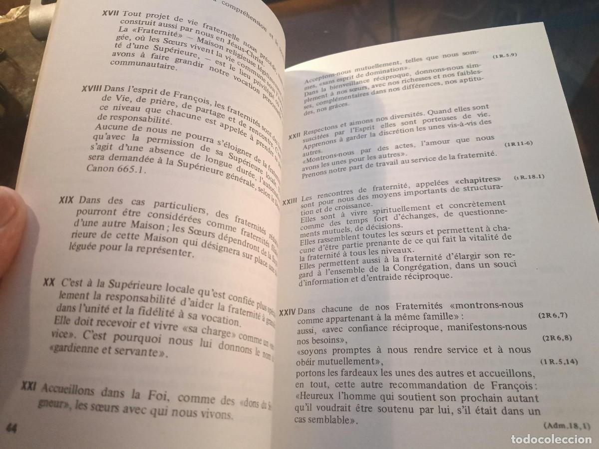 Libros de segunda mano: R&eacute;gle et constitutions des soeurs franciscaines de iinmaculee conception - Foto 6