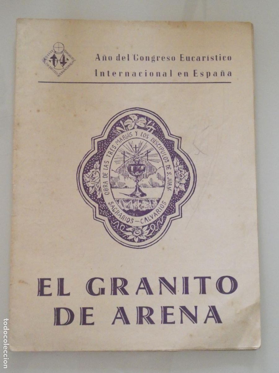Libros de segunda mano: REVISTA RELIGI&Oacute;N. EL GRANITO DE ARENA 962 A&Ntilde;O 1952. A&Ntilde;O CONGRESO EUCAR&Iacute;STICO ESPA&Ntilde;A. 40GR