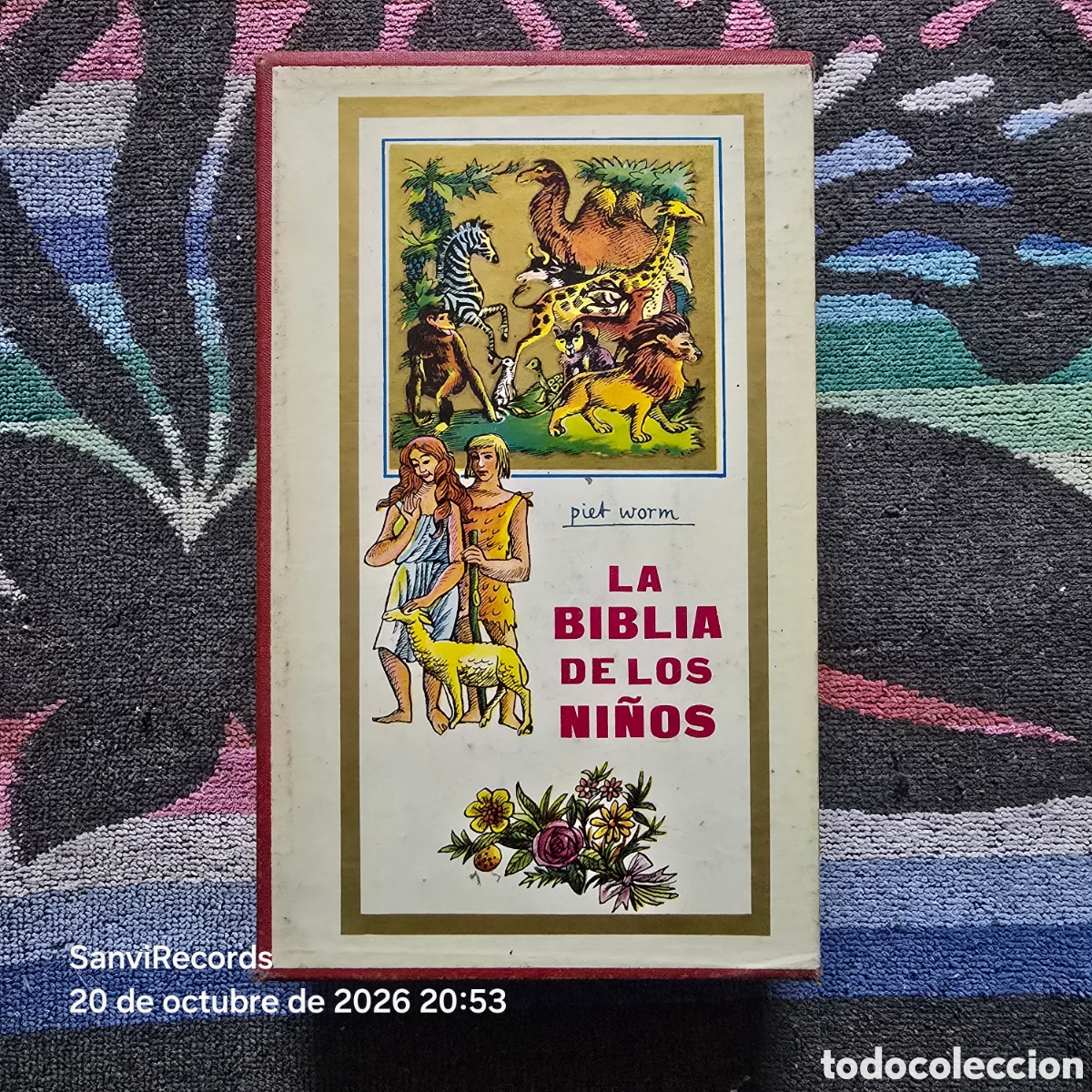 Libros de segunda mano: LA BIBLIA DE LOS NI&Ntilde;OS (PIET WORM) (PLAZA & JANES)