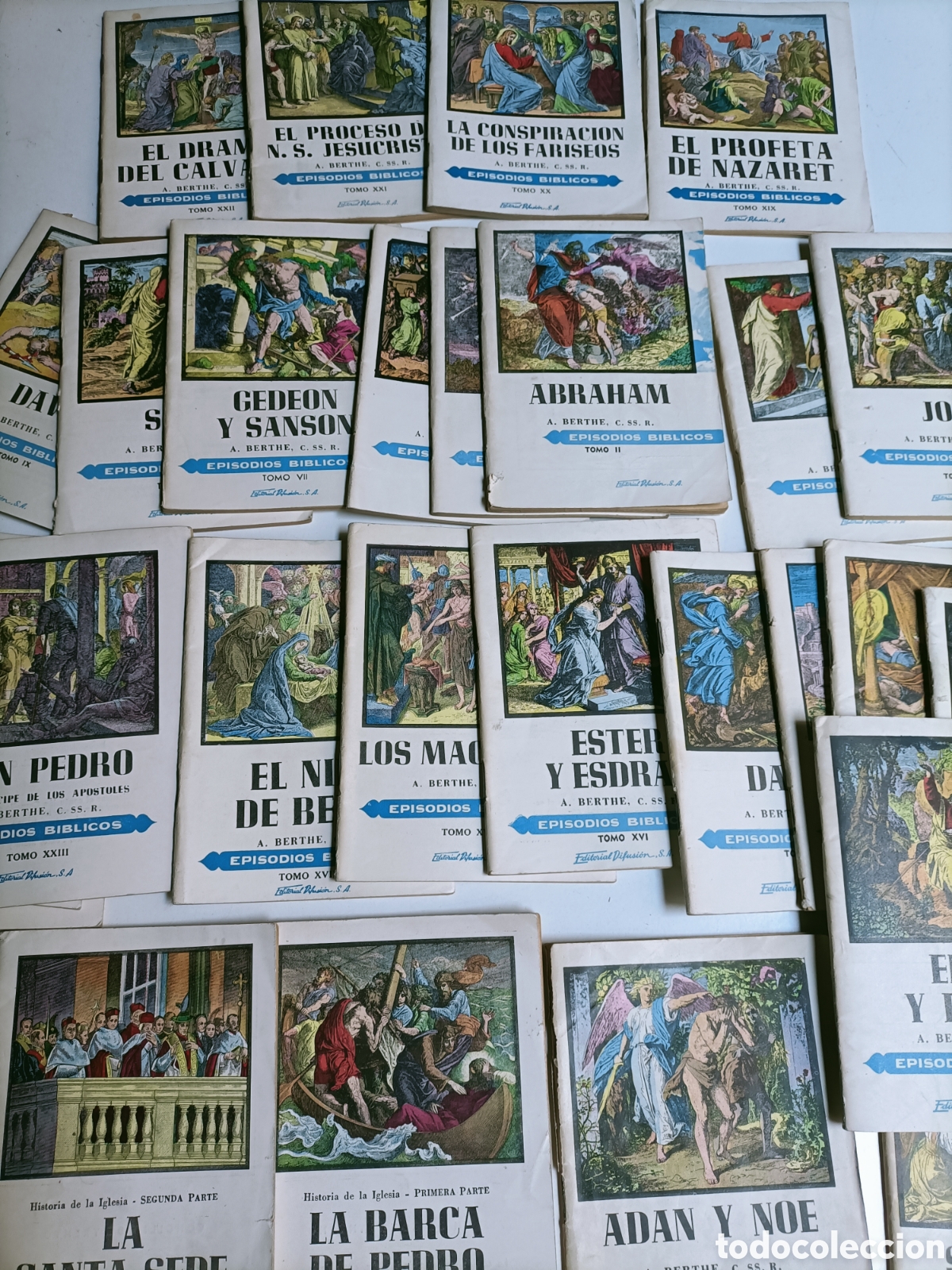 Libros de segunda mano: Episodios b&iacute;blicos A. Berthe C.SS.R. 25 librillos + 2 Ap&eacute;ndices