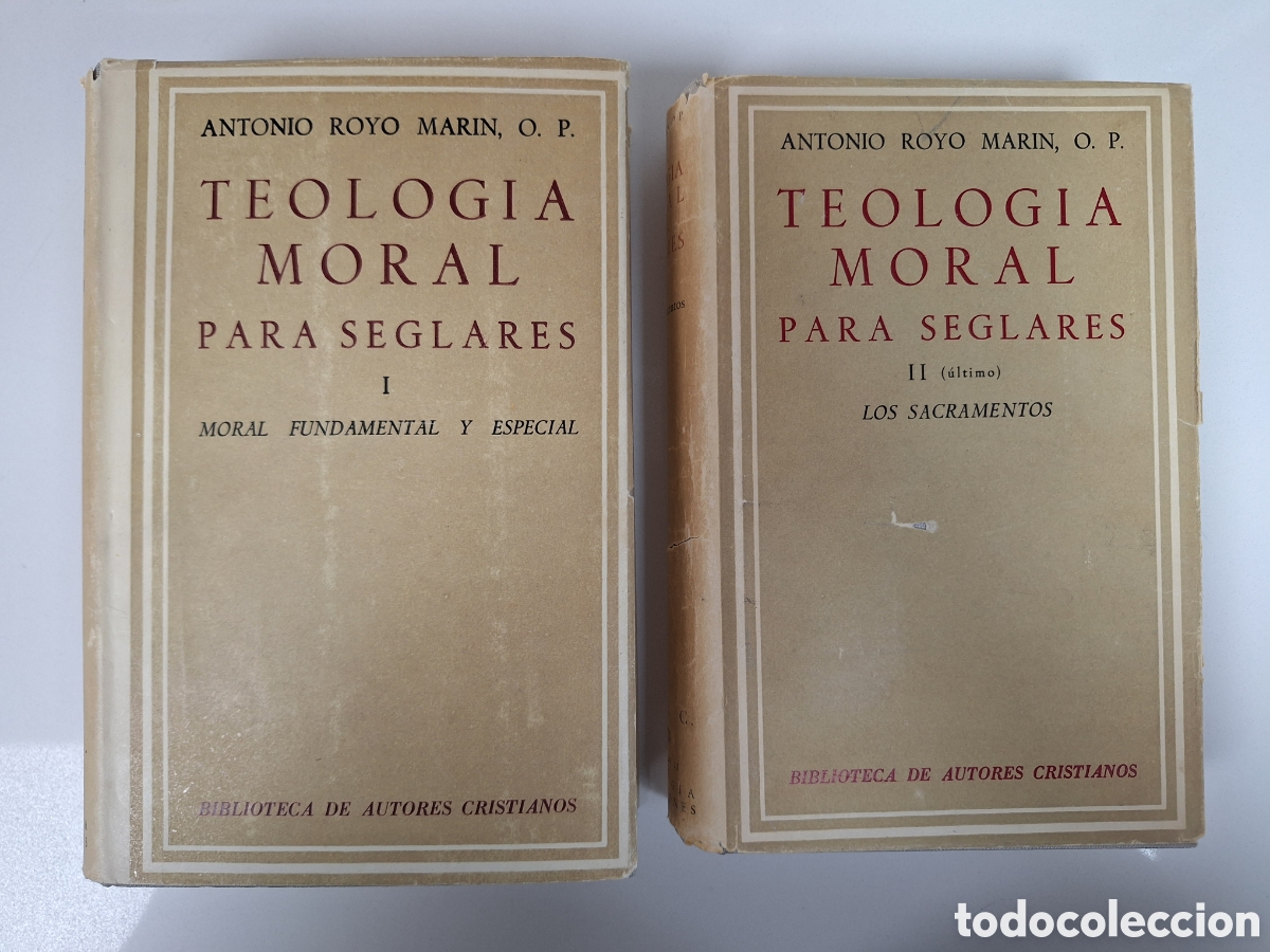 Libros de segunda mano: ROYO MARIN, Teologia Moral para Seglares, 2 vols