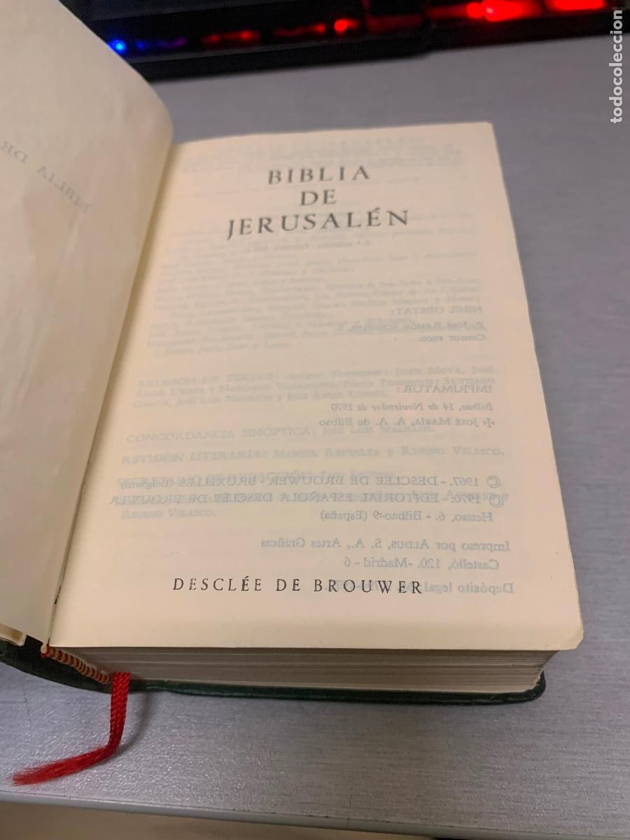 Libros de segunda mano: BIBLIA DE JERUSAL&Eacute;N / DESCL&Eacute;E DE BROUWER 1972 - Foto 3