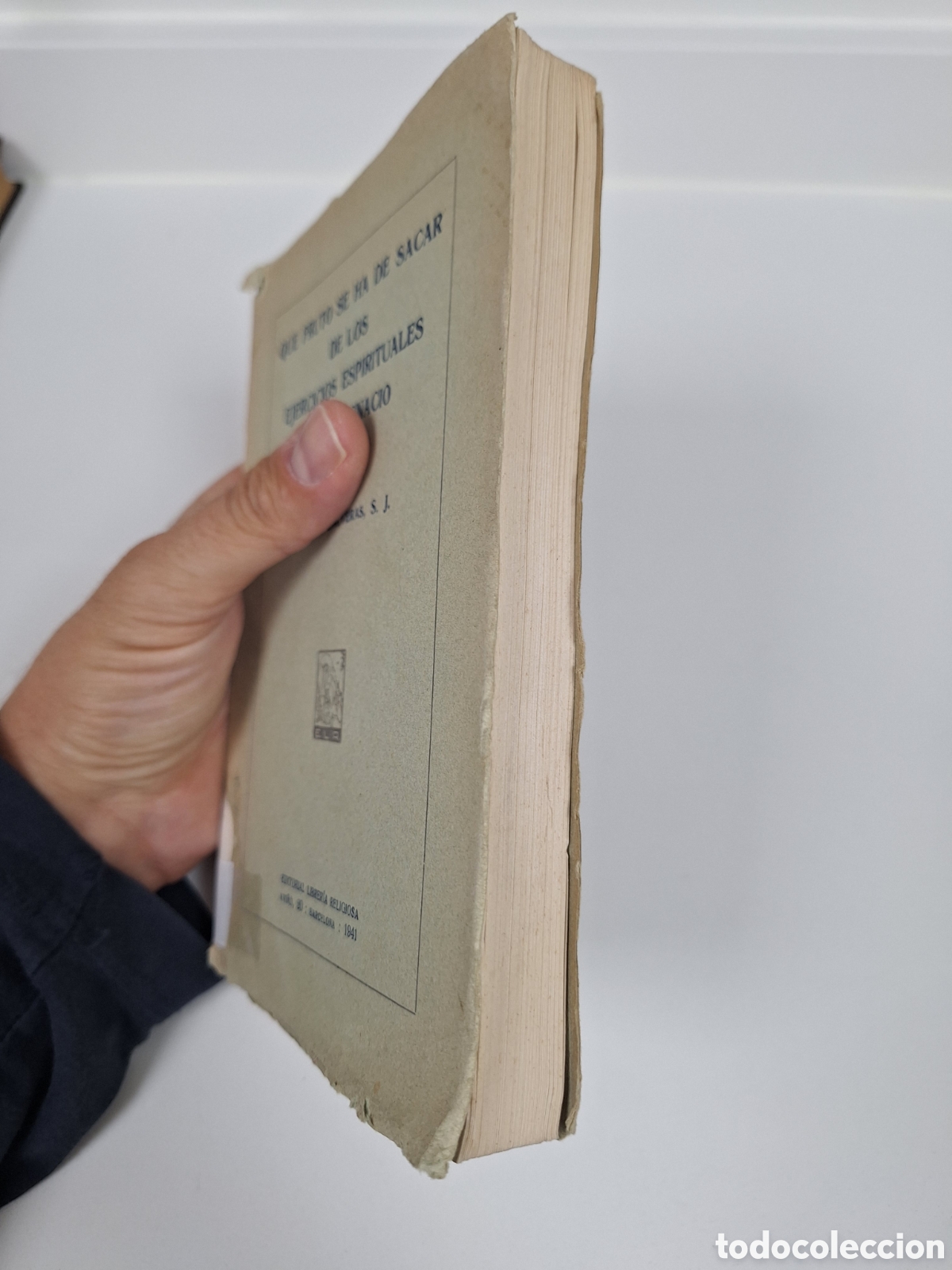 Libros de segunda mano: P. JOSE CALVERAS, Qu&eacute; fruto Ejercicios Espirituale - Foto 2