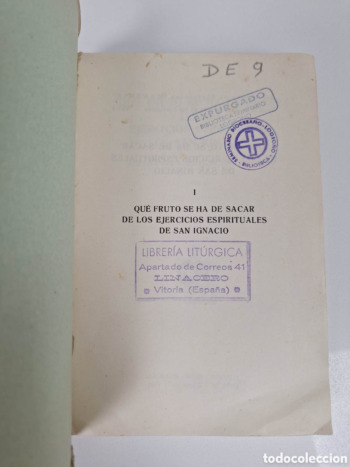Libros de segunda mano: P. JOSE CALVERAS, Qu&eacute; fruto Ejercicios Espirituale - Foto 4