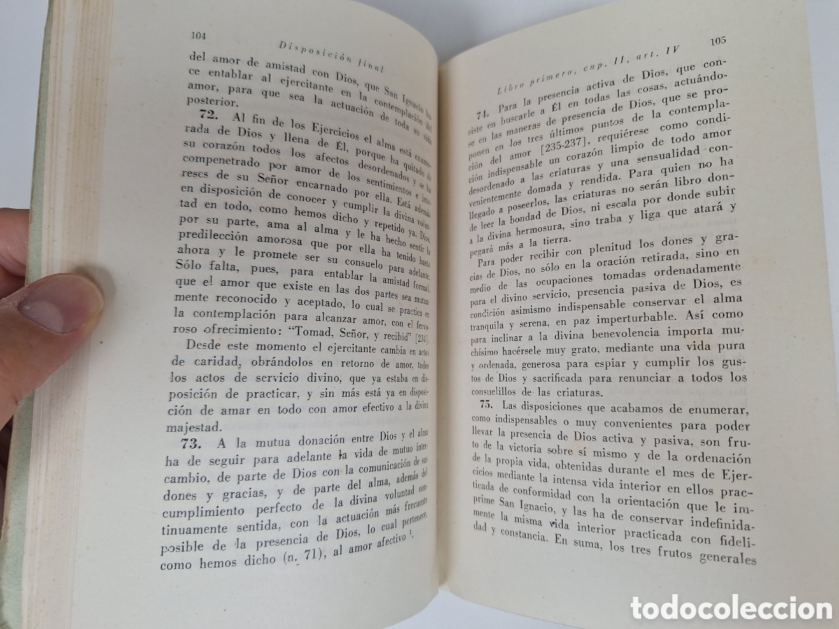 Libros de segunda mano: P. JOSE CALVERAS, Qu&eacute; fruto Ejercicios Espirituale - Foto 6