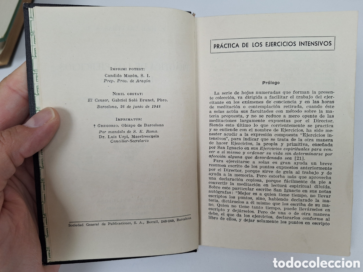 Libros de segunda mano: P. JOSE CALVERAS, Practica de los Ejercicios - Foto 6