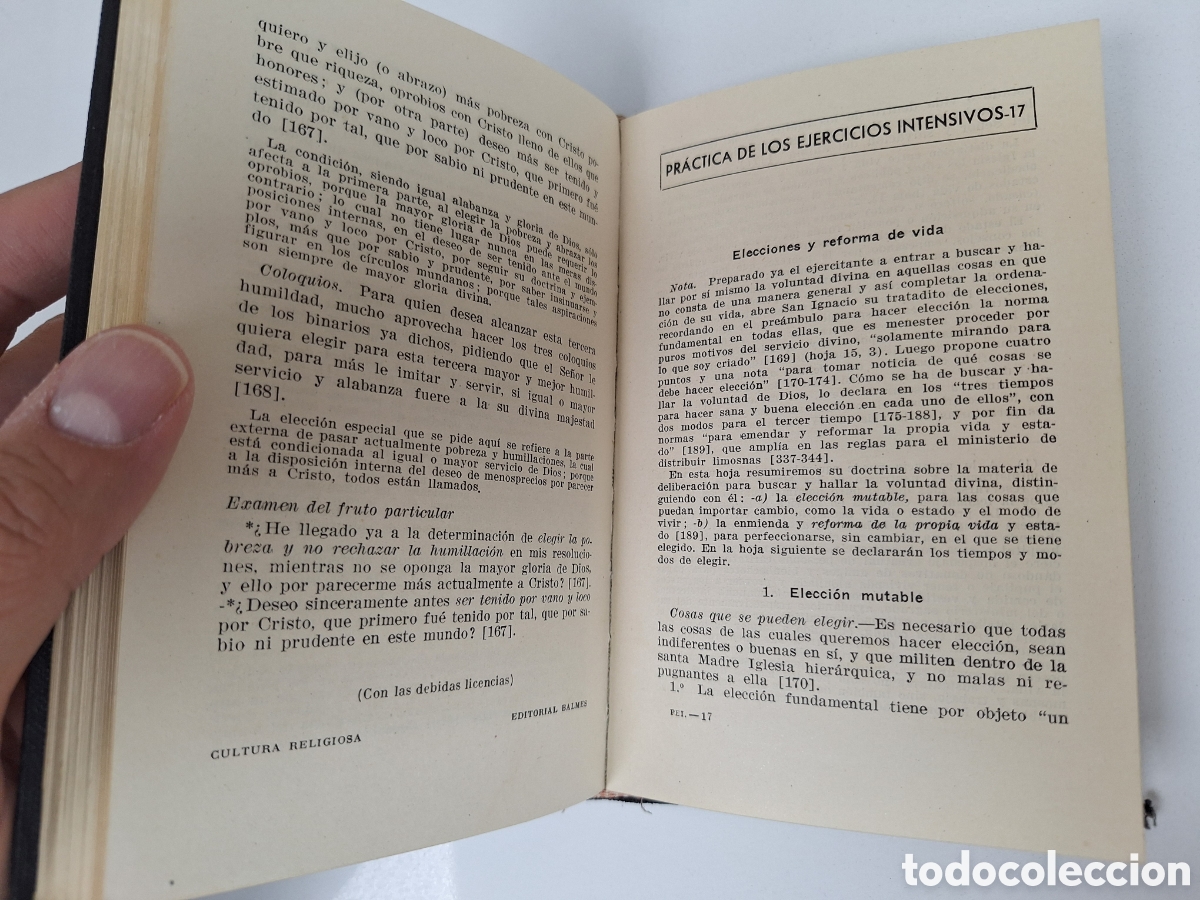 Libros de segunda mano: P. JOSE CALVERAS, Practica de los Ejercicios - Foto 8