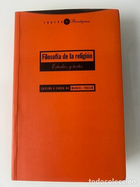 Libros de segunda mano: Filosof&iacute;a de la religi&oacute;n -Manuel Fraij&oacute;-