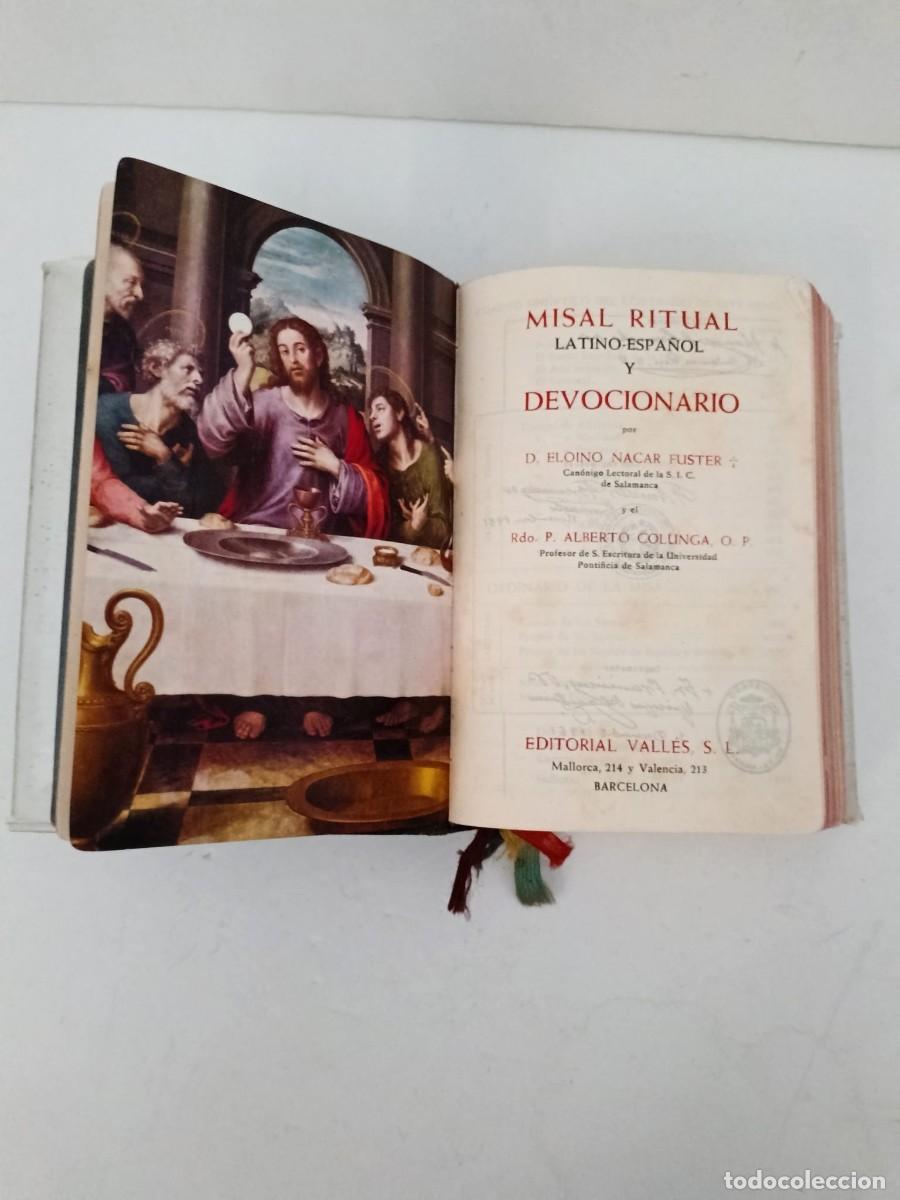 Libros de segunda mano: Misal ritual latino-espa&ntilde;ol