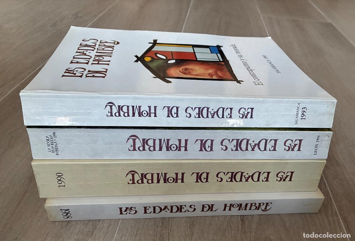 Libros de segunda mano: LOTE 4 CAT&Aacute;LOGOS OFICIALES LAS EDADES DEL HOMBRE - PRIMERAS EDICIONES