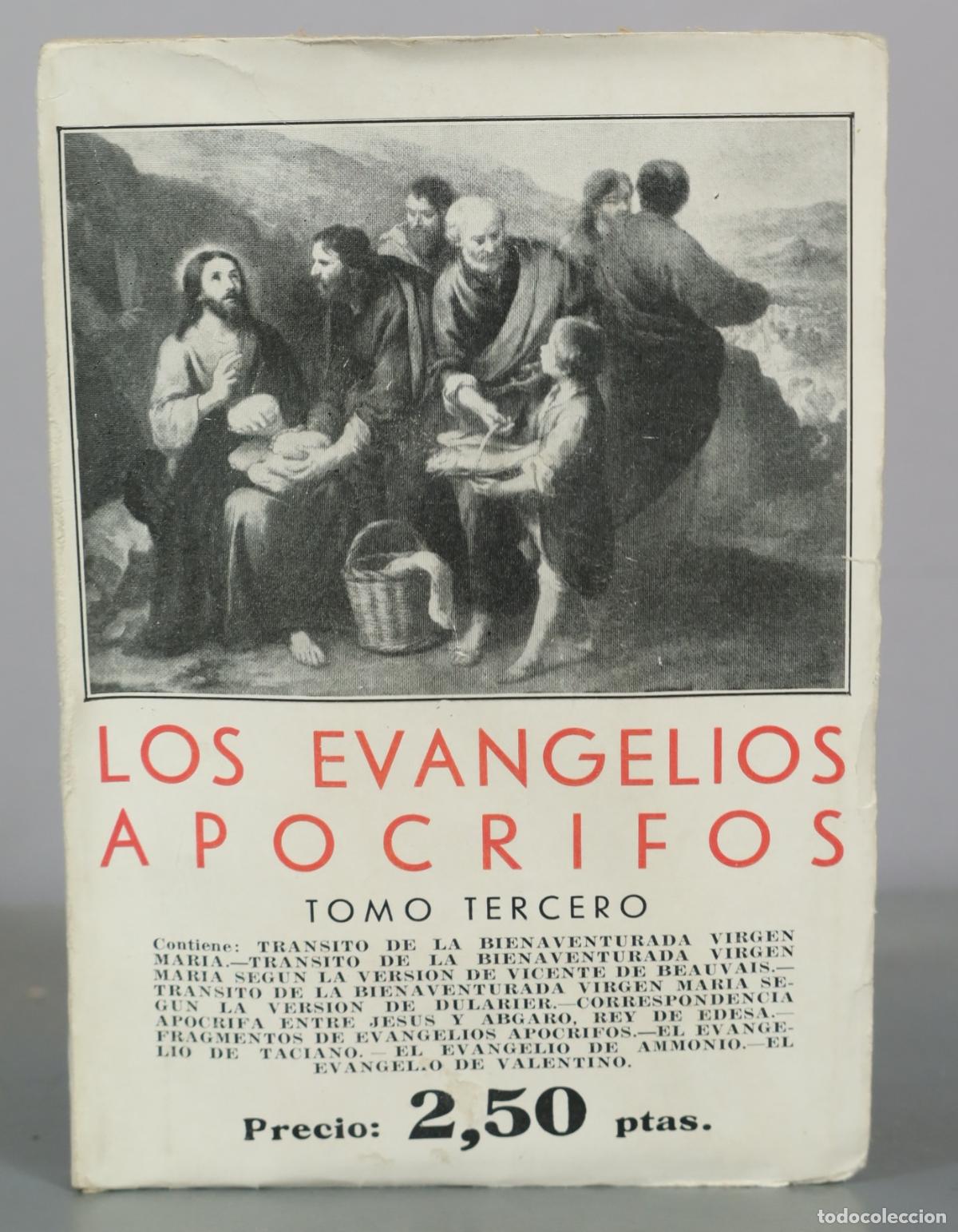 Libros de segunda mano: Los Evangelios Apocrifos - Tomo Tercero