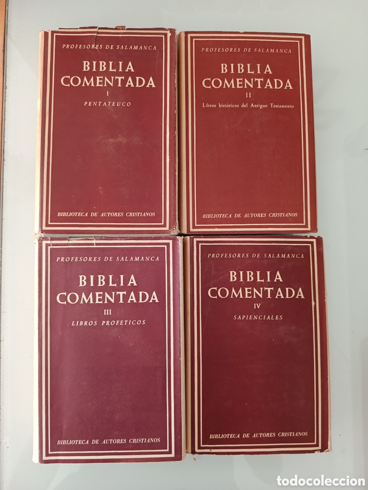 Libros de segunda mano: LA BIBLIA COMENTADA PROFESORES DE SALAMANCA BAC