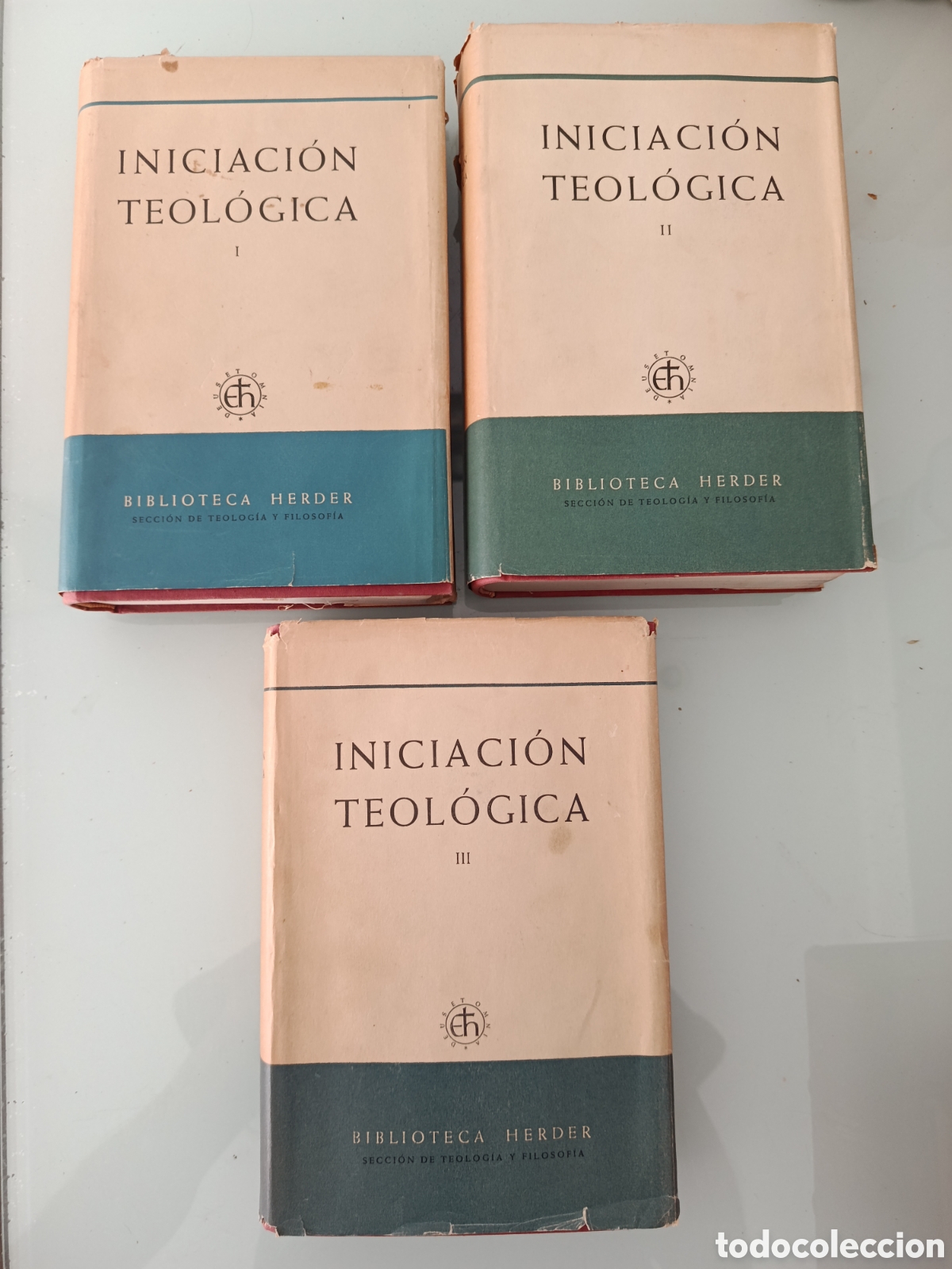 Libros de segunda mano: INICIACI&Oacute;N TEOL&Oacute;GICA BIBLIOTECA HERDER