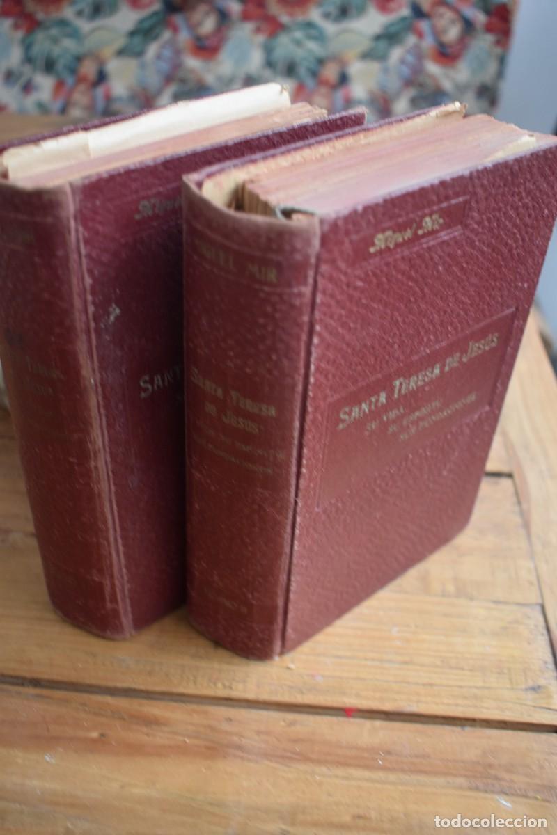 Libros de segunda mano: SANTA TERESA. SU VIDA, SU ESP&Iacute;RITU, SUS FUNDACIONES. Miguel Mir 2 Tomos 1912