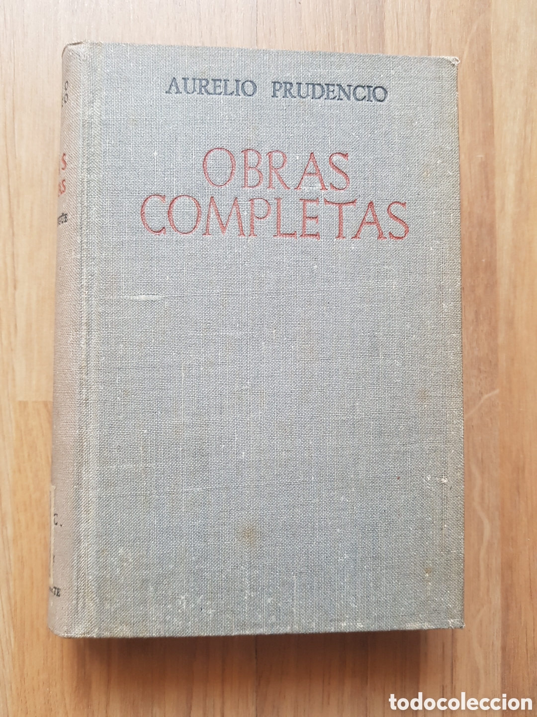 Libros de segunda mano: Obras completas Aurelio Prudencio. Ed. Biblioteca de Autores Cristianos. 1950