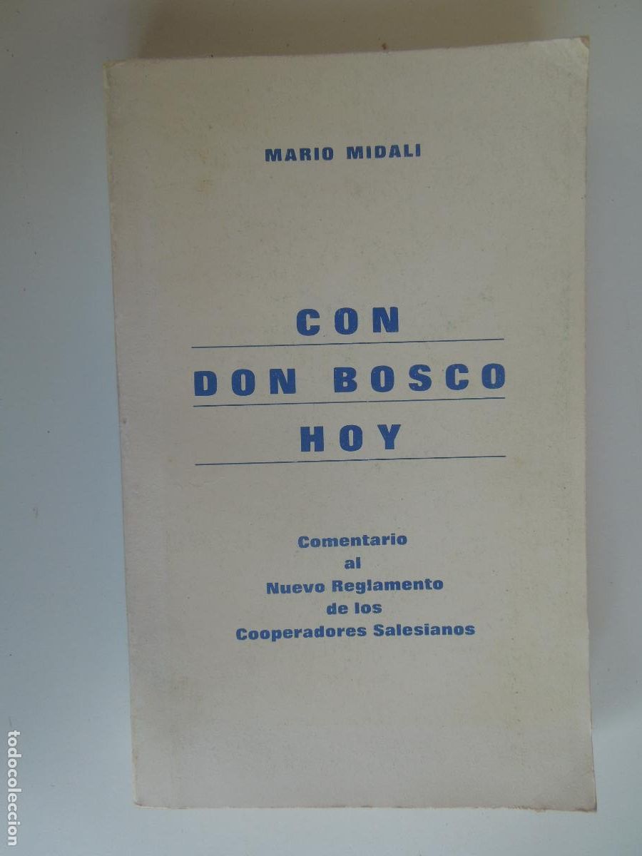 Libros de segunda mano: CON DON BOSCO HOY - MARIO MIDALI - SALESIANOS - CENTRAL CATEQU&Iacute;STICA SALESIANA 1975.
