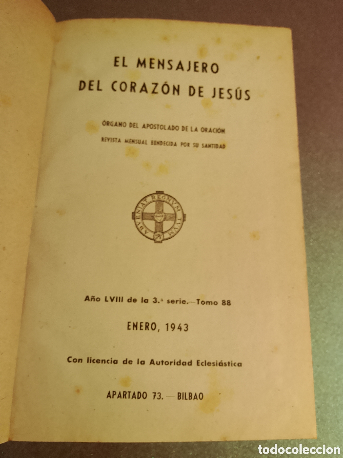 Libros de segunda mano: Mensajero del coraz&oacute;n de Jes&uacute;s - 1943 - ( todo el a&ntilde;o)