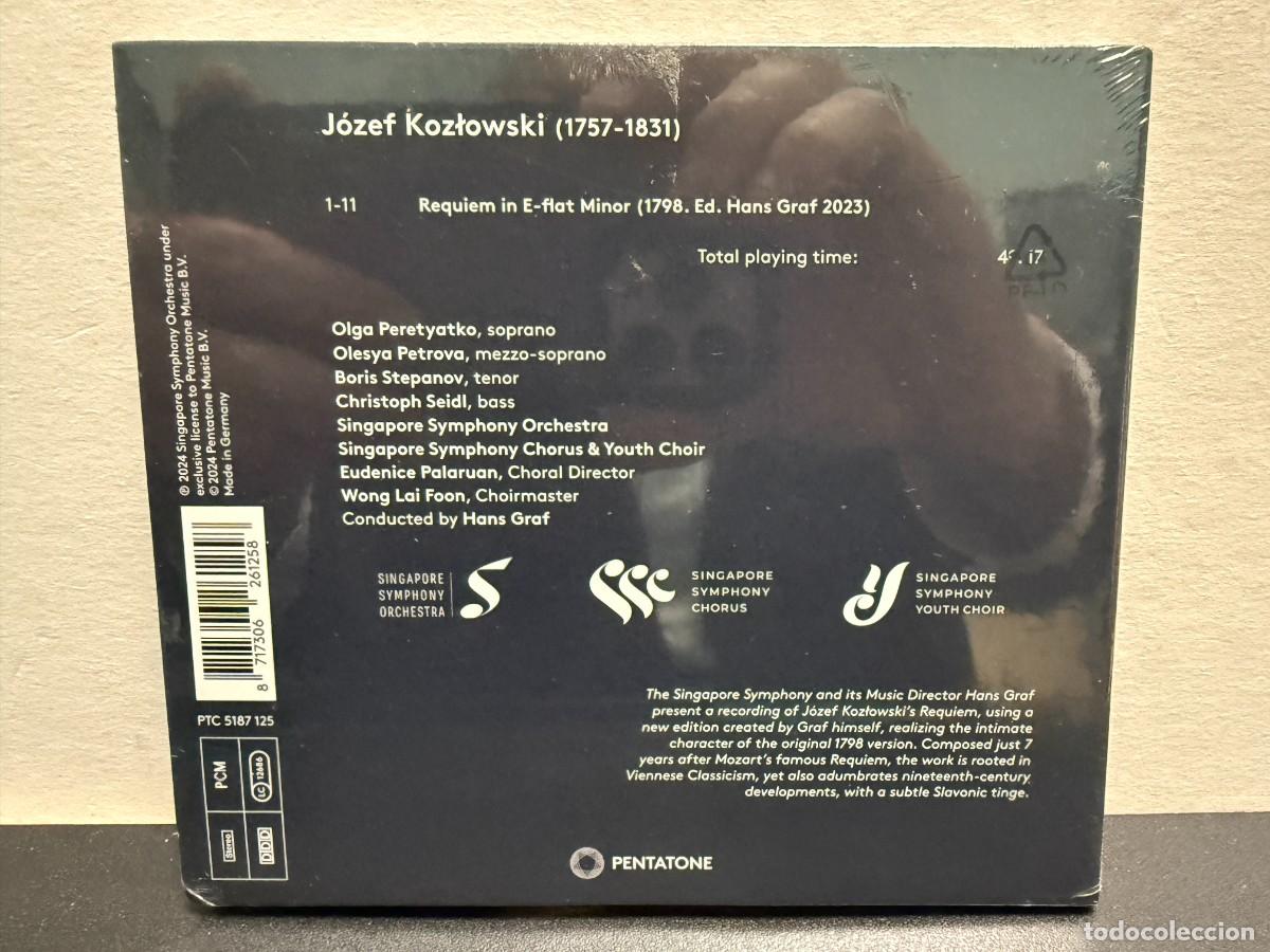 Libros de segunda mano: Kozłowski - Hans Graf - Requiem (CD) *Precintado* - Foto 2