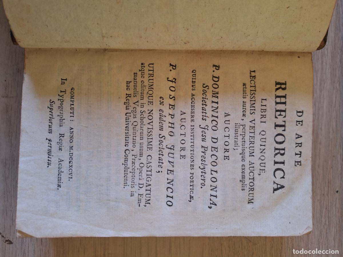 Libros de segunda mano: DE ARTE RHETORICA LIBRI QUINQUE, LECTISSIMIS VETERUM AUCTORUM AETATIS AUREAE, PERPETUISQUE EXEMPLIS