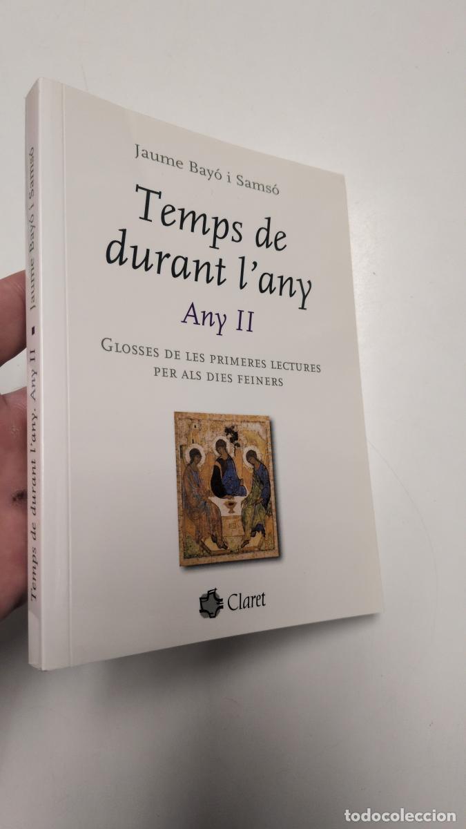 Libros de segunda mano: Temps de durant l'any, any II - Jaume Bay&oacute; i Sams&oacute;