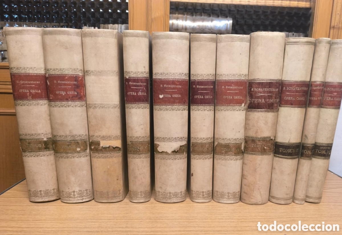 Libros de segunda mano: Obras Completas San Buenaventura - Opera Omnia - Edici&oacute;n Cr&iacute;tica Quaracchi (1891-1901) - Encuadernac