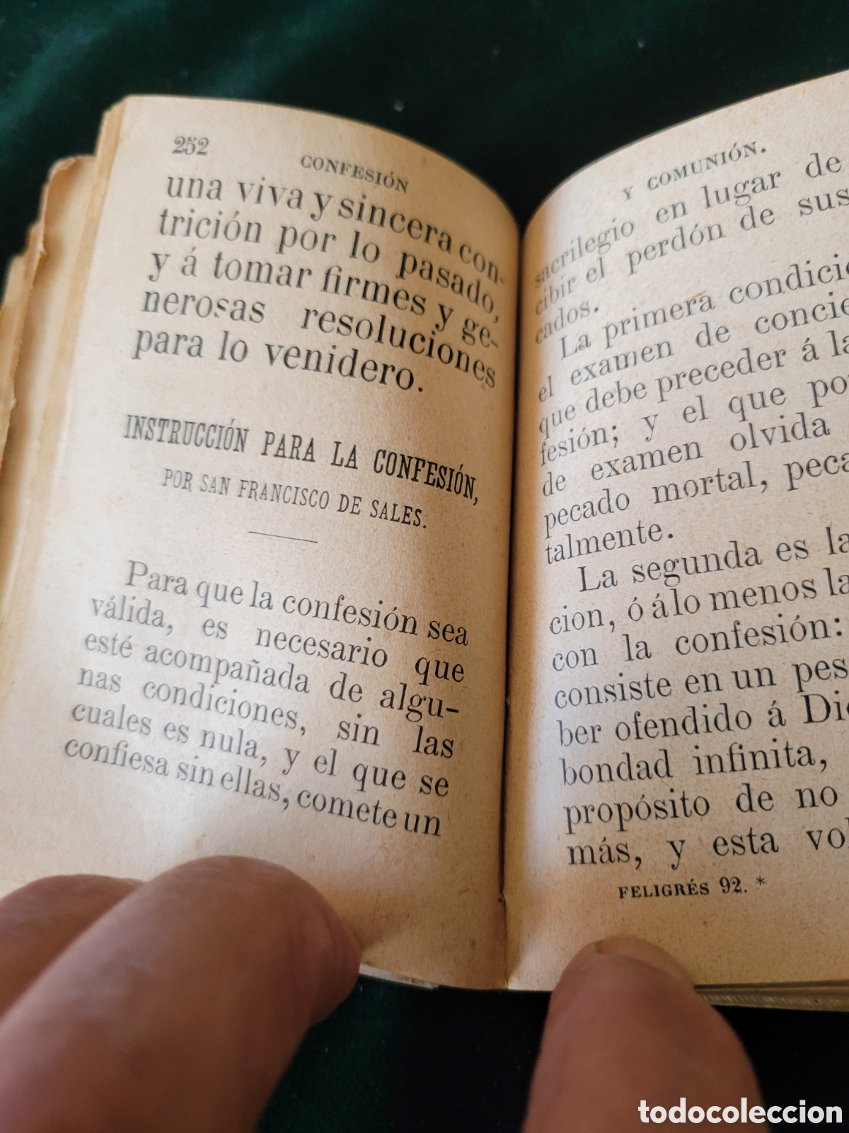 Libros de segunda mano: ANTIGUO LIBRO DE COMUNION - Foto 15