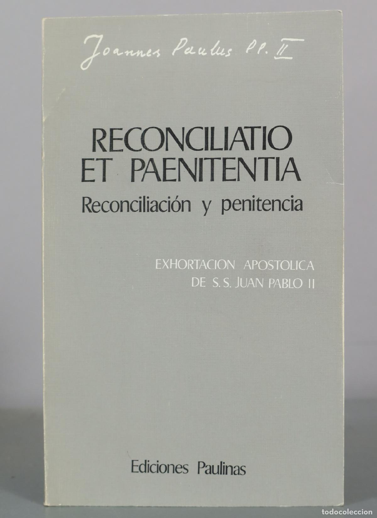 Libros de segunda mano: Reconciliatio et Paenitentia - Juan Pablo II - Ediciones Paulinas