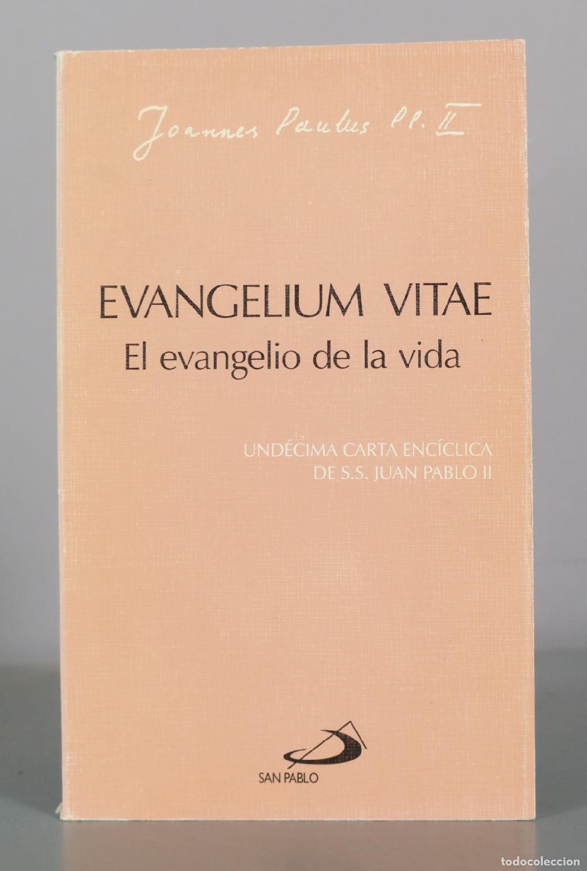 Libros de segunda mano: Evangelium Vitae - El evangelio de la vida - Juan Pablo II - San Pablo
