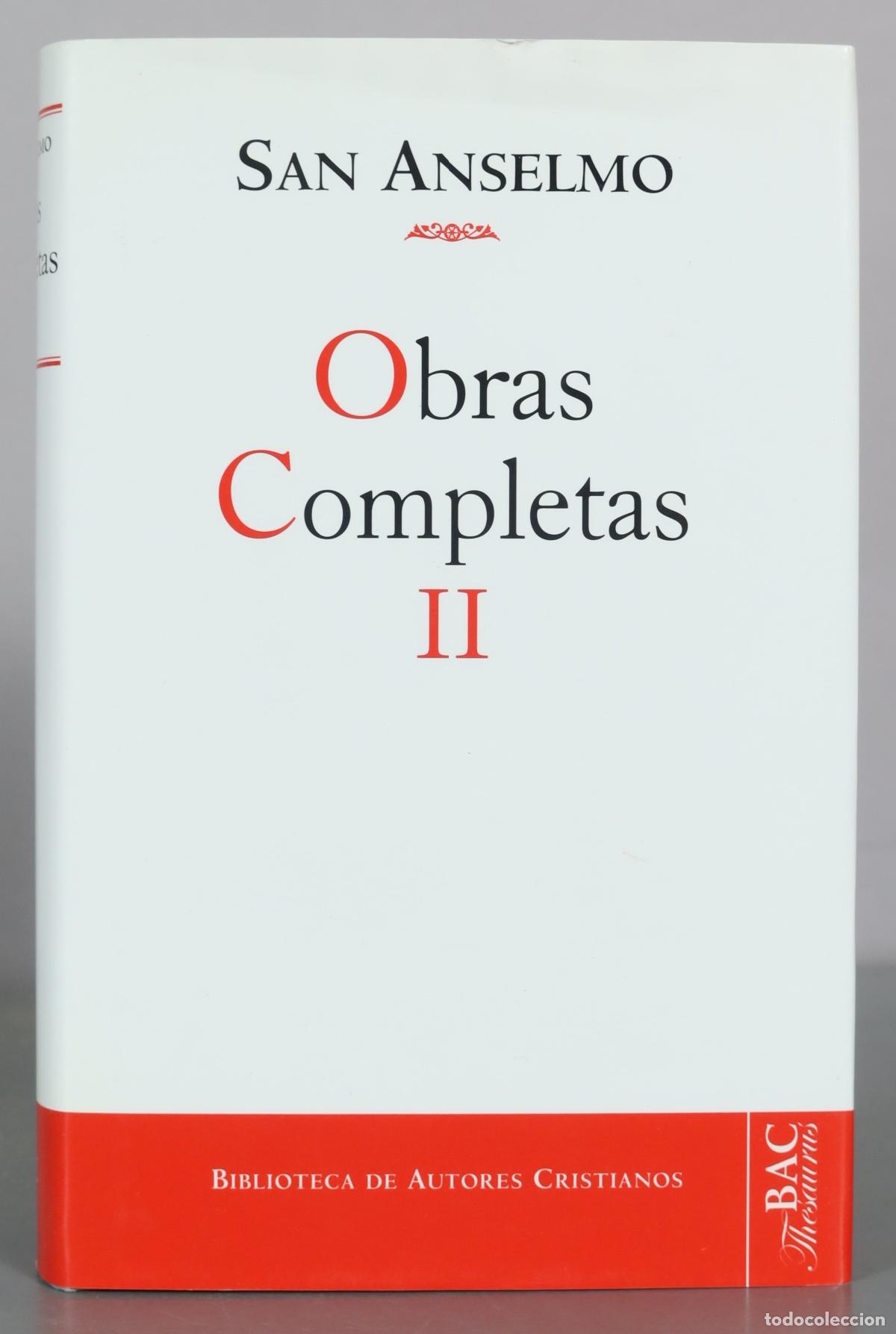 Libros de segunda mano: Obras Completas de San Anselmo - II - Biblioteca de Autores Cristianos