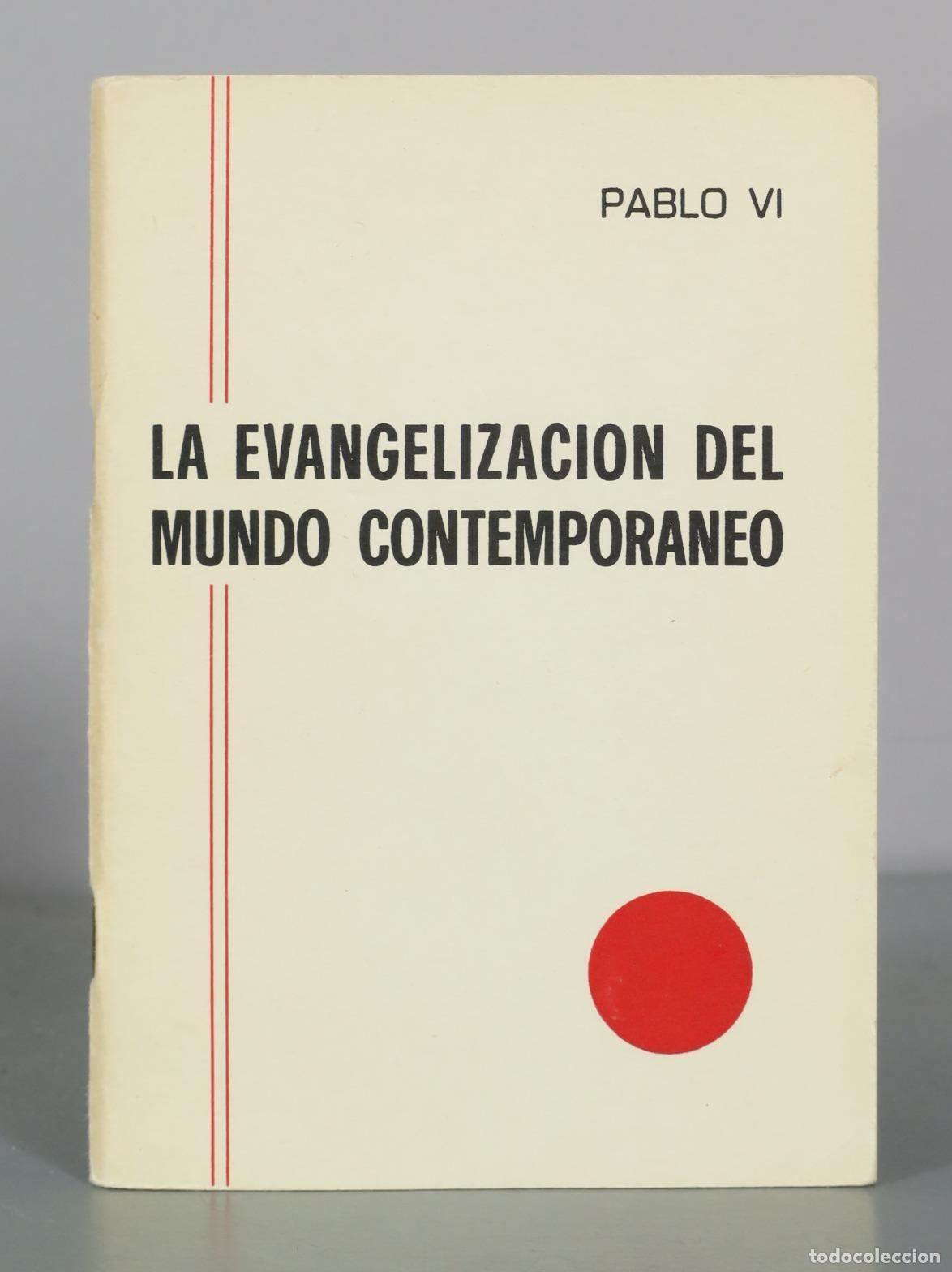 Libros de segunda mano: La evangelizacion del mundo contemporaneo - Pablo VI - Ediciones Accion Catolica Espanola