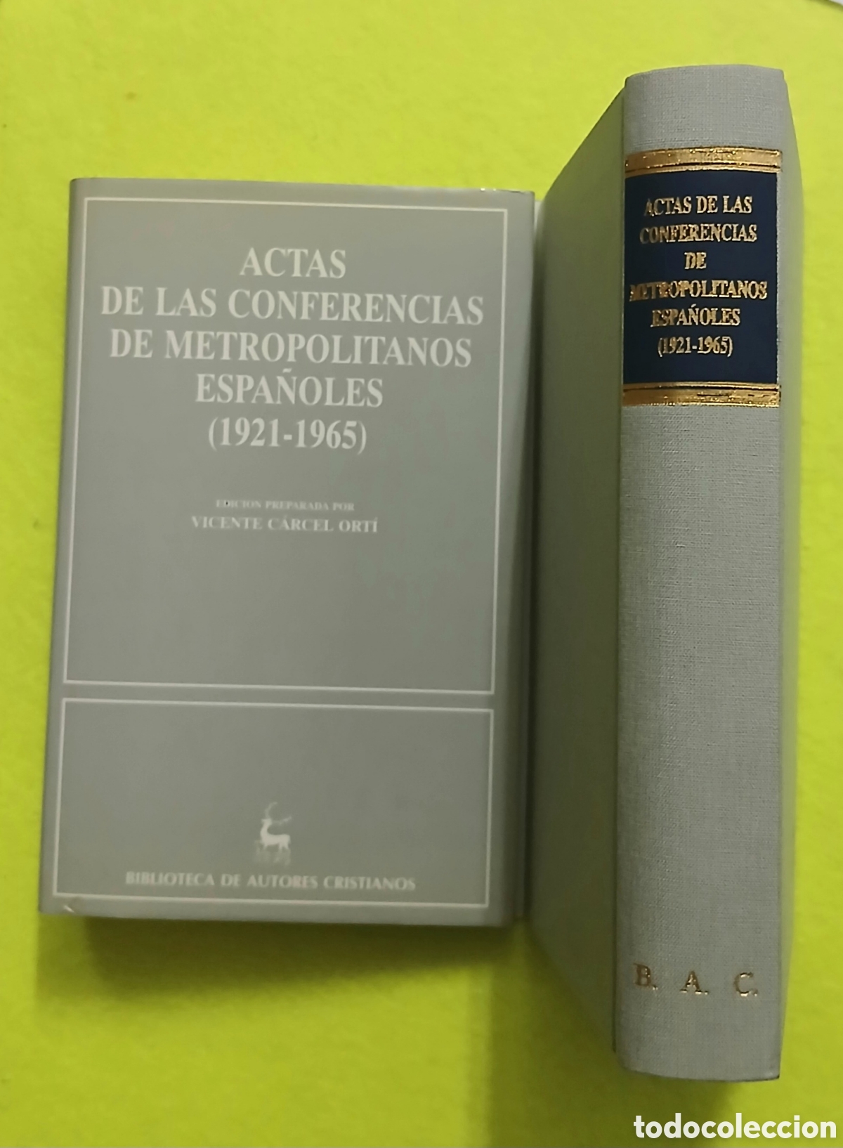 Libros de segunda mano: Actas de las conferencias de metropolitanos espa&ntilde;oles