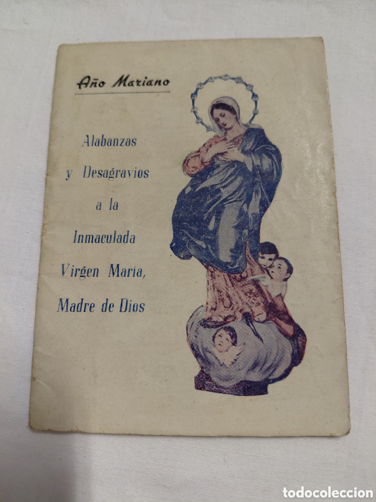 Libros de segunda mano: A&Ntilde;O MARIANO.ALABANZAS Y DESAGRAVIOS A LA NMACULADA VIRGEN MARIA MADRE DE DIOS.PALENCIA 1949