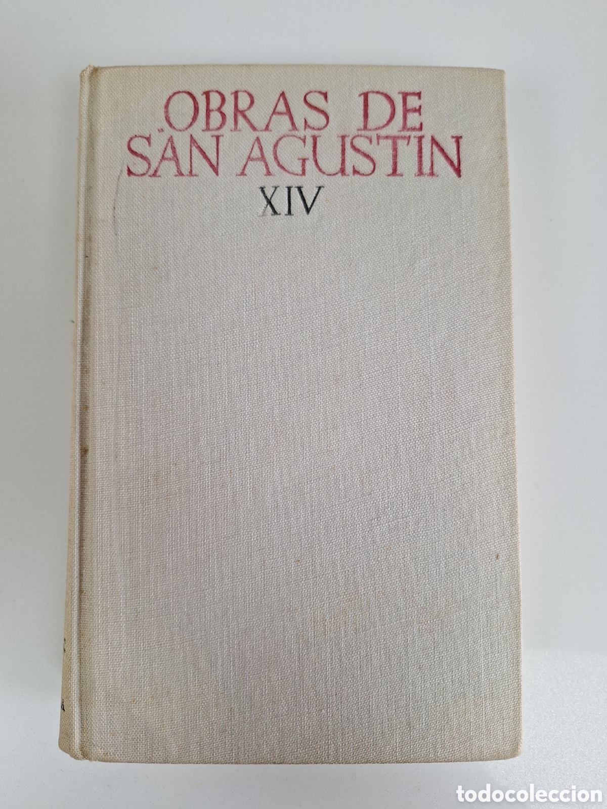 Libros de segunda mano: Obras de San Agustin, Tomo XIV, 1a edicion