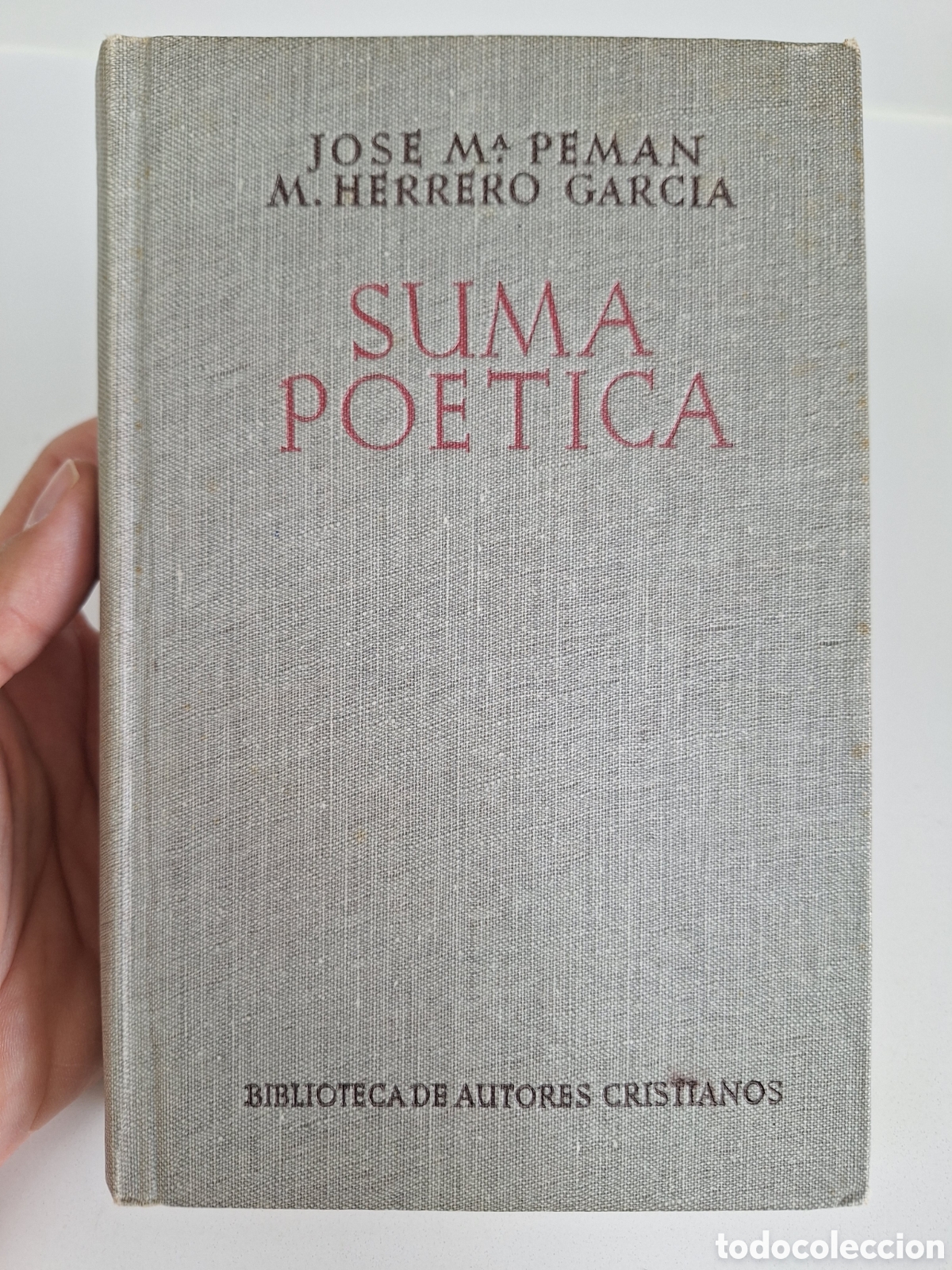 Second hand books: BAC - Suma poetica, 1a edicion