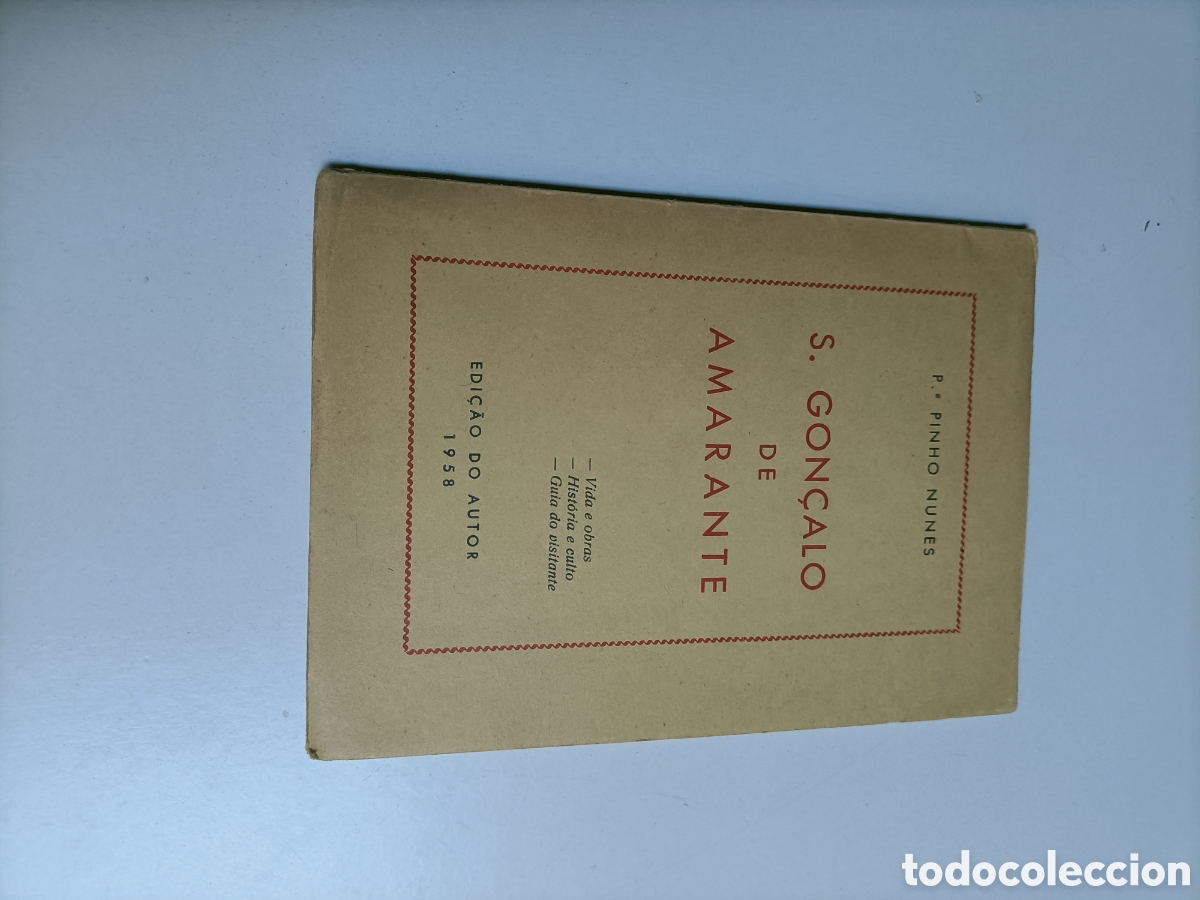 Libros de segunda mano: S. Goncalo de Amarante..Pongo Nubes. Texto en portugu&eacute;s