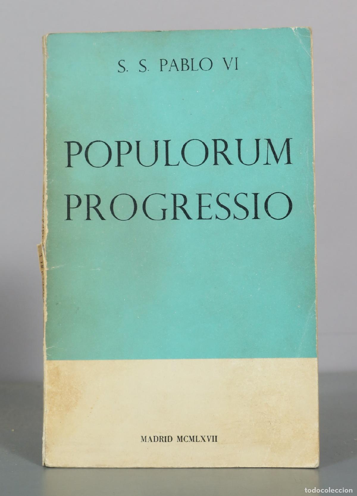 Libros de segunda mano: Populorum Progressio - S. S. Pablo VI - Foto 1