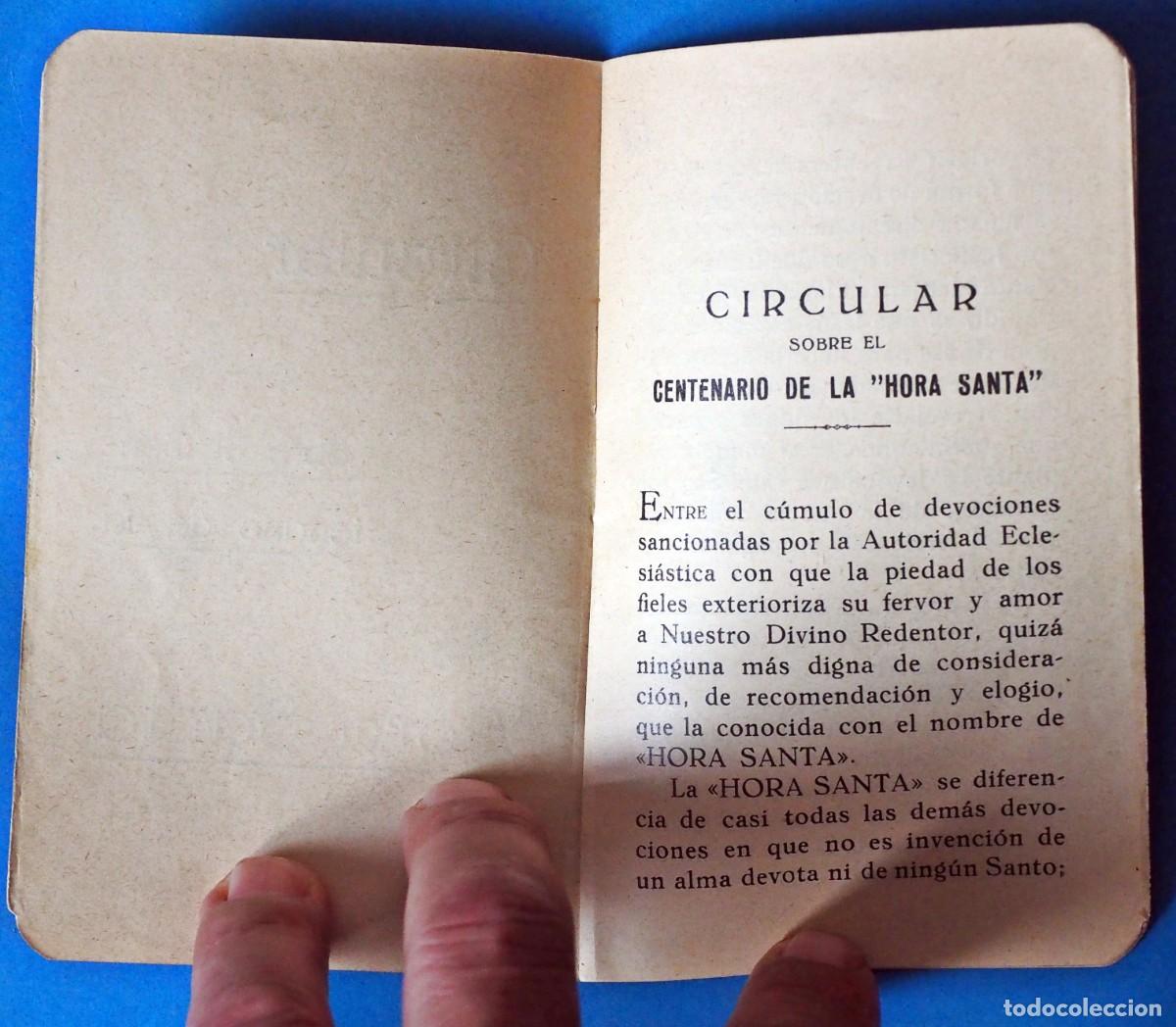 Libros de segunda mano: LIBRITO: CIRCULAR SOBRE EL CENTENARIO DE LA HORA SANTA - Foto 2