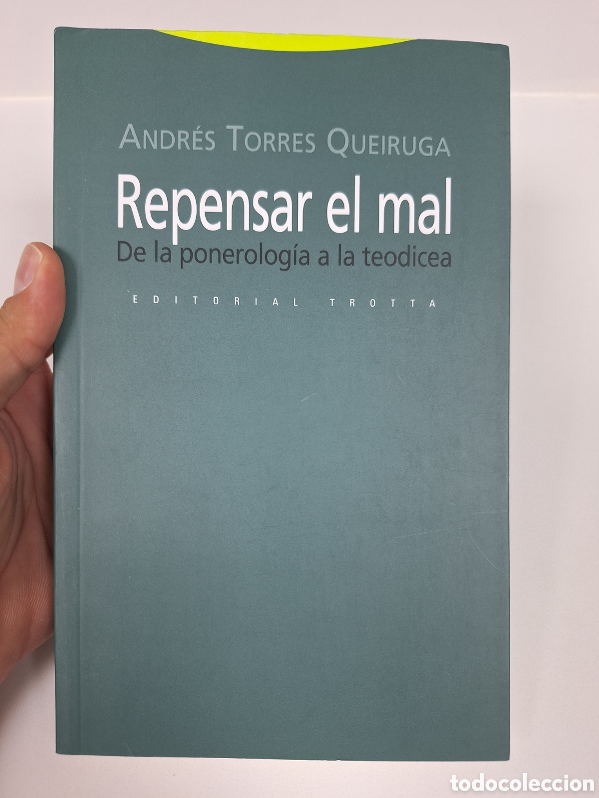 Libros de segunda mano: A. TORRES QUEIRUGA, Repensar el mal